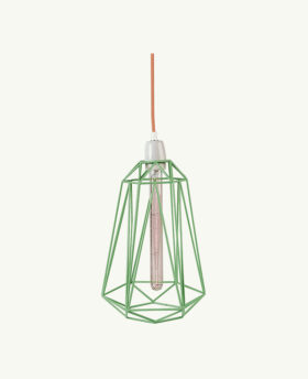 Black Mint Geometric Diamond Ceiling Pendant Light Shade